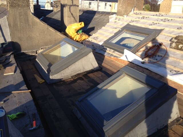 Dublin Slate Roof Velux Window Repair