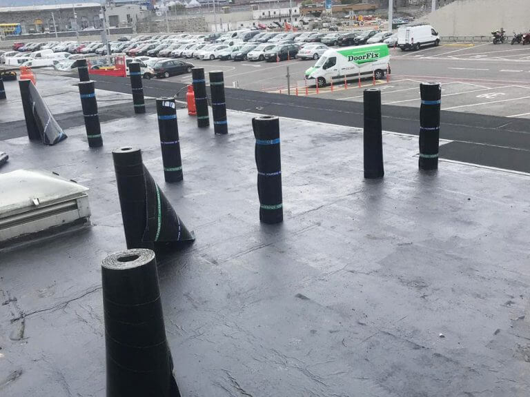 Large Commercial Flat Roof Dublin